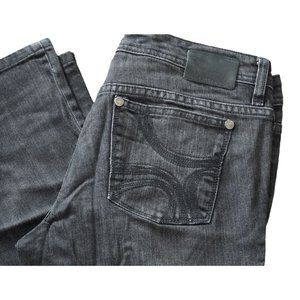 Tommy Hilfiger Black Jeans Womens Size 6 Stretch Denim Boot Cut Low‎ Rise